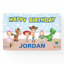 Toy Story Character Birthday Banner