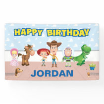 Toy Story Character Birthday Banner