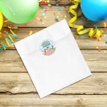 Toy Story Character Birthday Classic Round Sticker