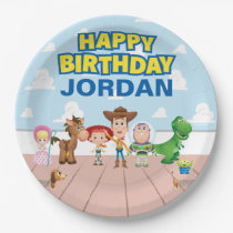 Toy Story Character Birthday Paper Plates