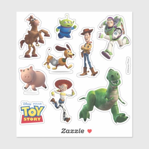 Toy Story Character Sticker | Zazzle