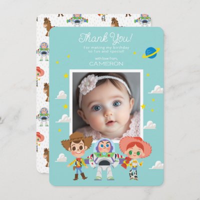 Toy Story Characters | 2 Infinity and Beyond Thank You Card