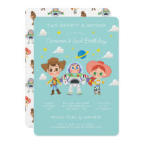 Toy Story Characters 2 Infinity & Beyond Birthday Invitation