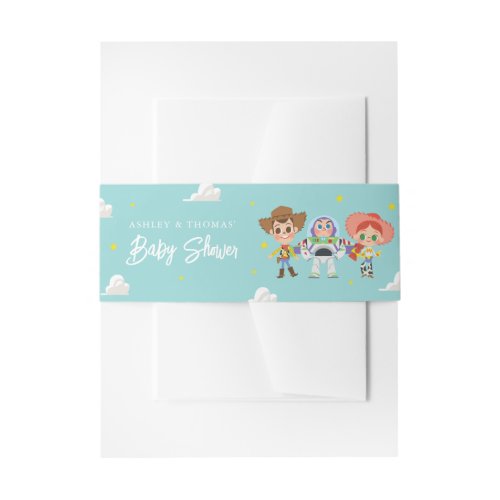 Toy Story Characters Baby Shower Invitation Belly Band
