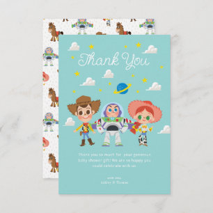 Toy Story Characters Birthday Thank You
