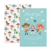 Toy Story Characters Birthday Thank You Card