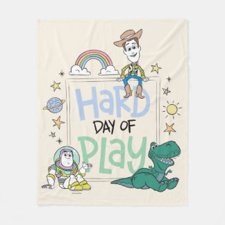 Toy Story Characters | Hard Day of Play Fleece Blanket
