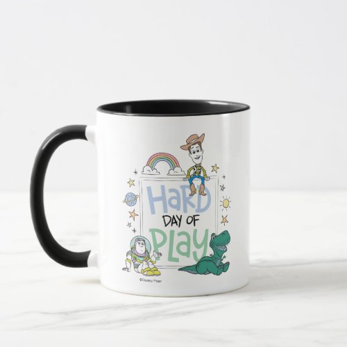 Toy Story Characters  Hard Day of Play Mug
