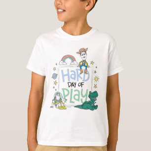 Toy Story Characters   Hard Day of Play T-Shirt