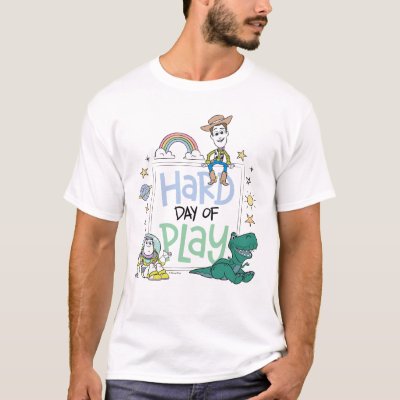 Toy Story Characters | Hard Day of Play T-Shirt