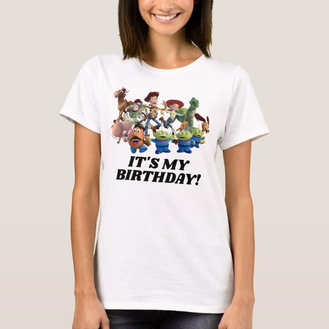 Toy Story Characters | It's My Birthday T-Shirt (Front)