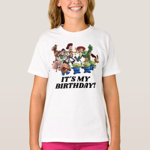 Toy Story Characters  Its My Birthday T_Shirt