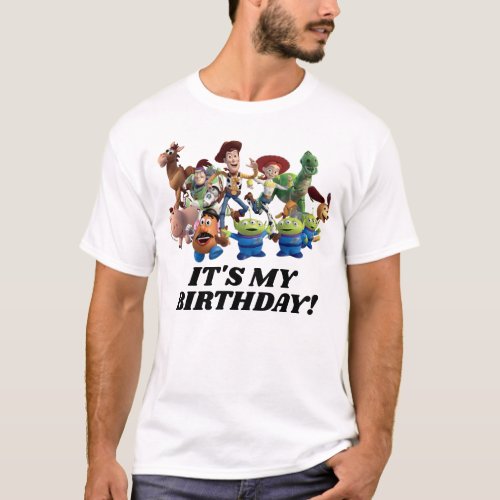 Toy Story Characters  Its My Birthday T_Shirt