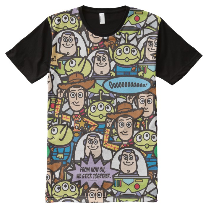 Toy Story | Cute Toy Pattern All-Over-Print T-Shirt | Zazzle.com