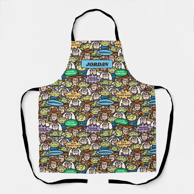Toy Story | Cute Toy Pattern Apron (Front)