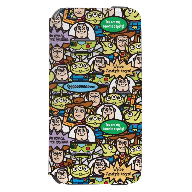 Toy Story | Cute Toy Pattern Incipio iPhone Wallet Case (Folio Front)