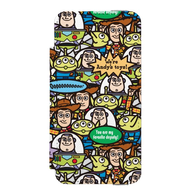 Toy Story | Cute Toy Pattern Incipio iPhone Wallet Case (Folio Front)