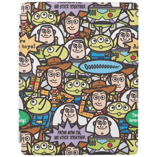 Toy Story | Cute Toy Pattern iPad Smart Cover (Front)