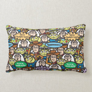 Toy Story Cute Toy Pattern Lumbar Pillow