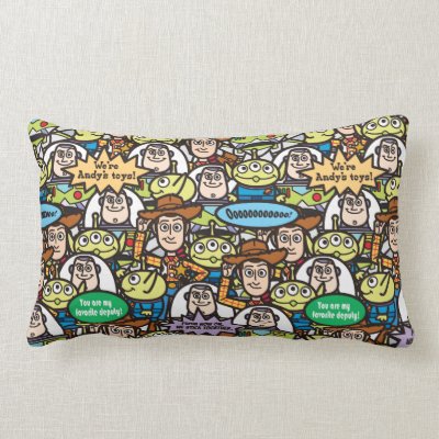 Toy Story | Cute Toy Pattern Lumbar Pillow