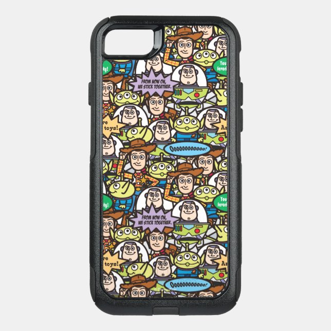 Toy Story | Cute Toy Pattern Otterbox iPhone Case (Back)
