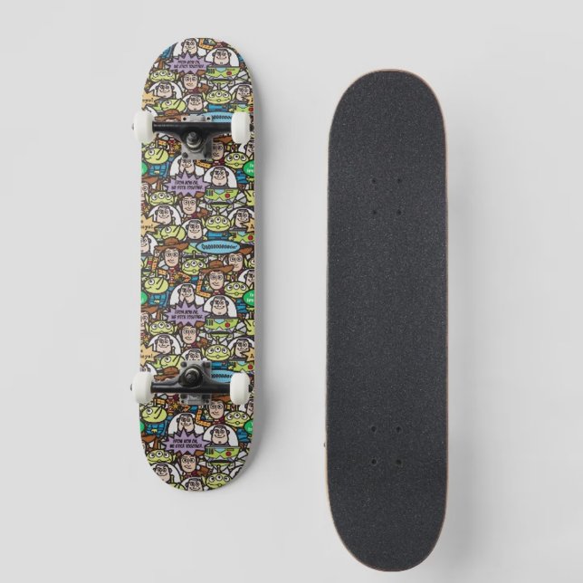Toy Story | Cute Toy Pattern Skateboard | Zazzle