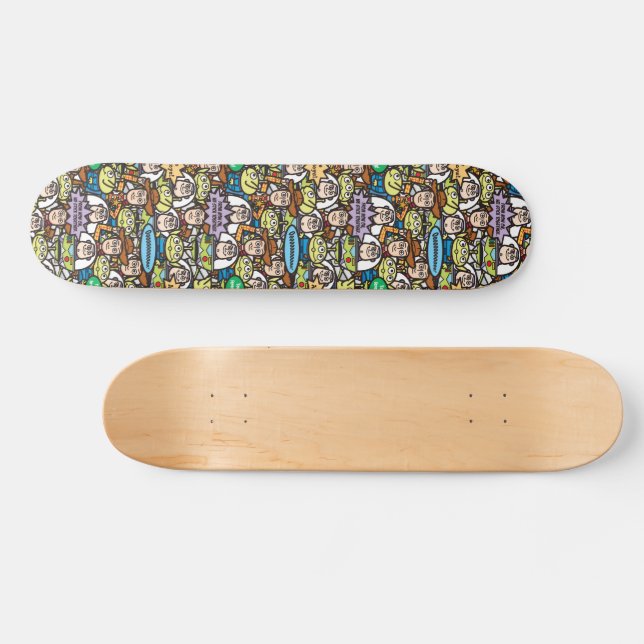 Toy Story | Cute Toy Pattern Skateboard | Zazzle