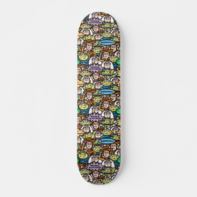 Toy Story | Cute Toy Pattern Skateboard | Zazzle