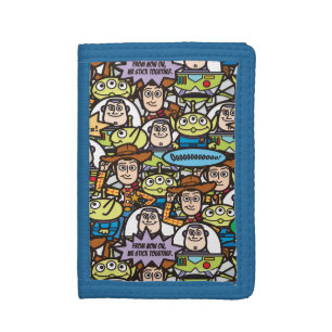 Toy Story Cute Toy Pattern Tri-fold Wallet