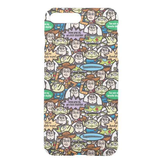 Toy Story | Cute Toy Pattern Uncommon iPhone Case (Back)