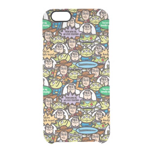 Toy Story  Cute Toy Pattern Clear iPhone 66S Case