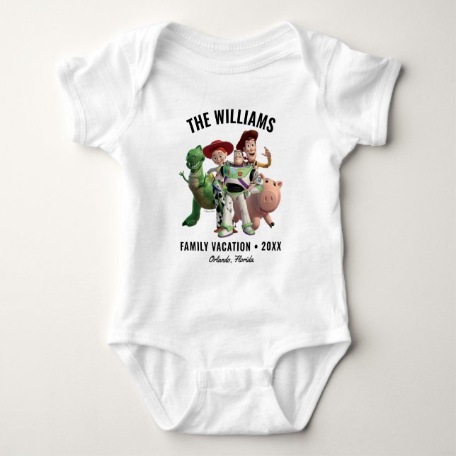 Toy Story | Disney Family Vacation Baby Bodysuit (Front)