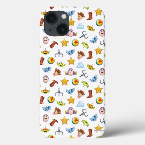 Toy Story Emoji Pattern iPhone 13 Case