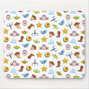 Toy Story Emoji Pattern Mouse Pad