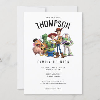 Toy Story Family Reunion Invitation