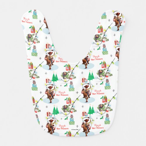 Toy Story  Friends Are The Best Presents Baby Bib
