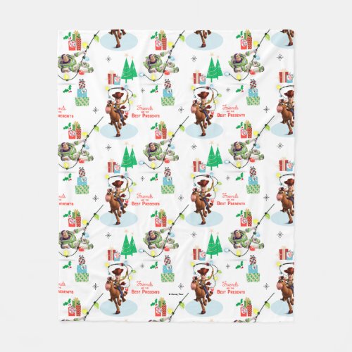 Toy Story  Friends Are The Best Presents Fleece Blanket