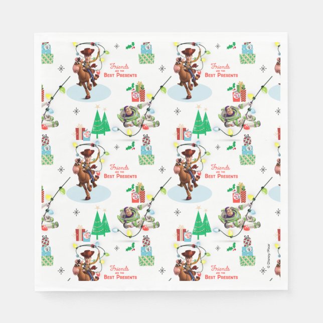 Toy Story | Friends Are The Best Presents Napkins (Front)