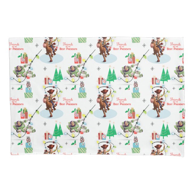 Toy Story | Friends Are The Best Presents Pillow Case (Front)