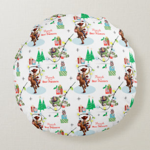 Toy Story Friends Are The Best Presents Round Pillow
