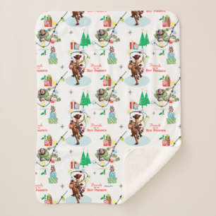 Toy Story Friends Are The Best Presents Sherpa Blanket