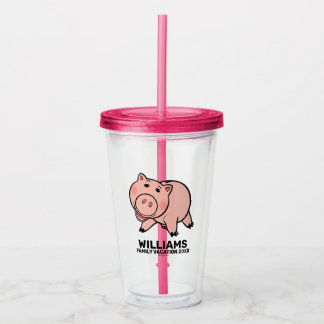 Toy Story Hamm | Family Vacation Acrylic Tumbler