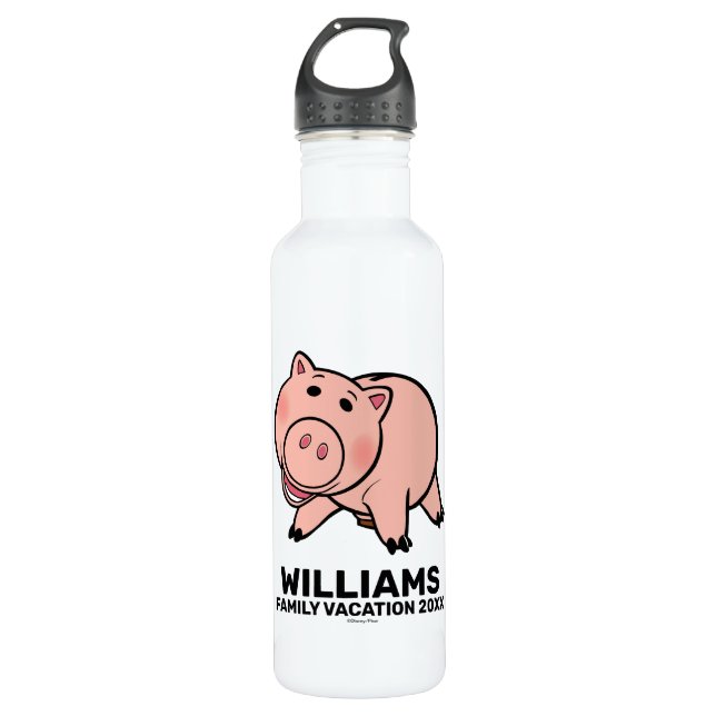 Toy Story Hamm | Family Vacation Stainless Steel Water Bottle (Front)