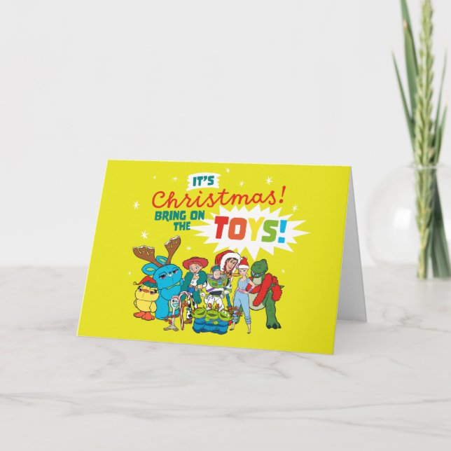 Toy Story | It's Christmas! Bring on the Toys Card (Front)