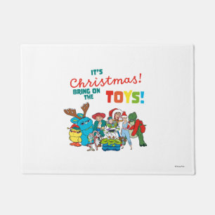 Toy Story   It's Christmas! Bring on the Toys Doormat