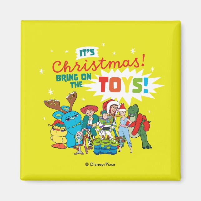 Toy Story | It's Christmas! Bring on the Toys Magnet (Front)