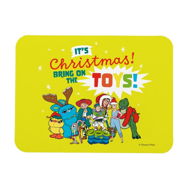 Toy Story | It's Christmas! Bring on the Toys Magnet (Horizontal)