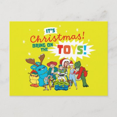 Toy Story | It's Christmas! Bring on the Toys Postcard