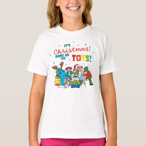 Toy Story  Its Christmas Bring on the Toys T_Shirt