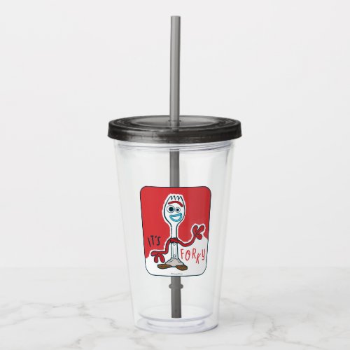 Toy Story  Its Forky Acrylic Tumbler